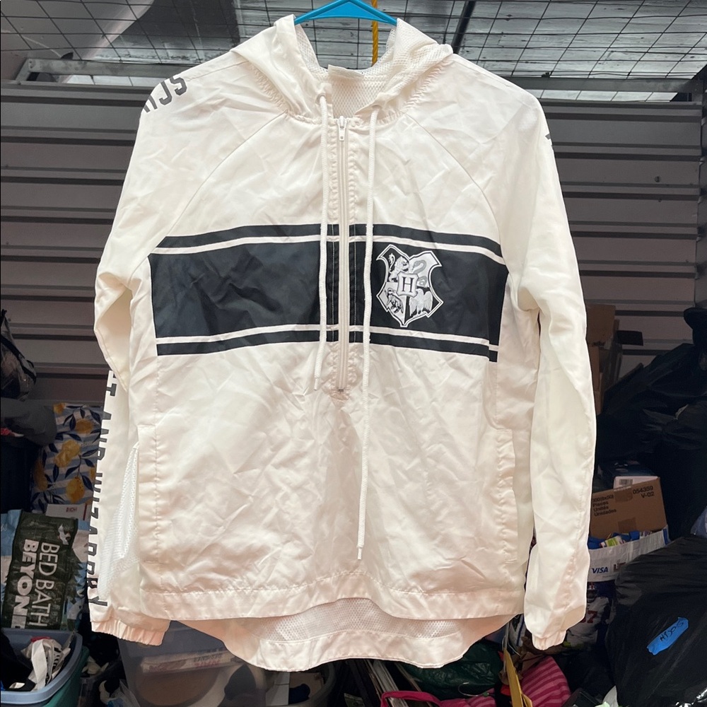 Stylish White and Black Varsity Jacket